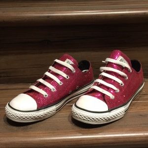 Sparkly Pink Converse